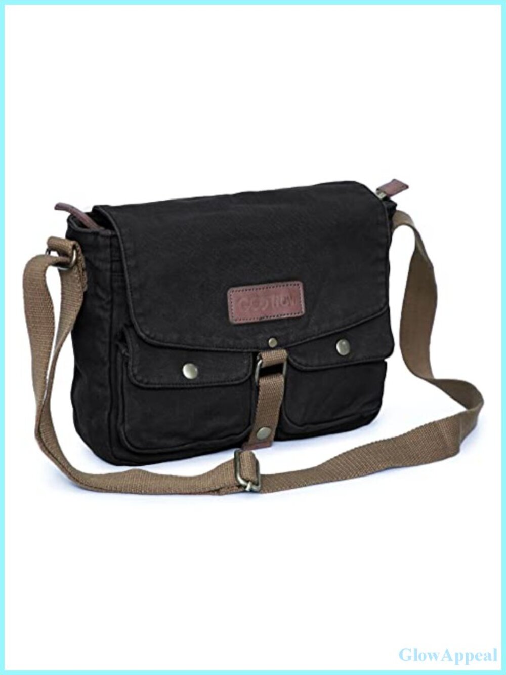Canvas Messenger Bag Vintage Crossbody Shoulder Military Satchel